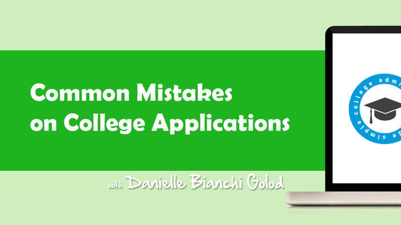 Common Mistakes on College Applications