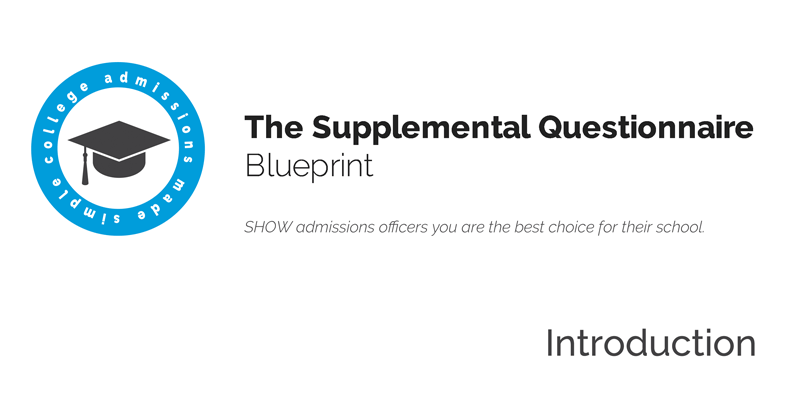 Danielle Bianchi Golod waslk you through the supplemental questions to the common application.